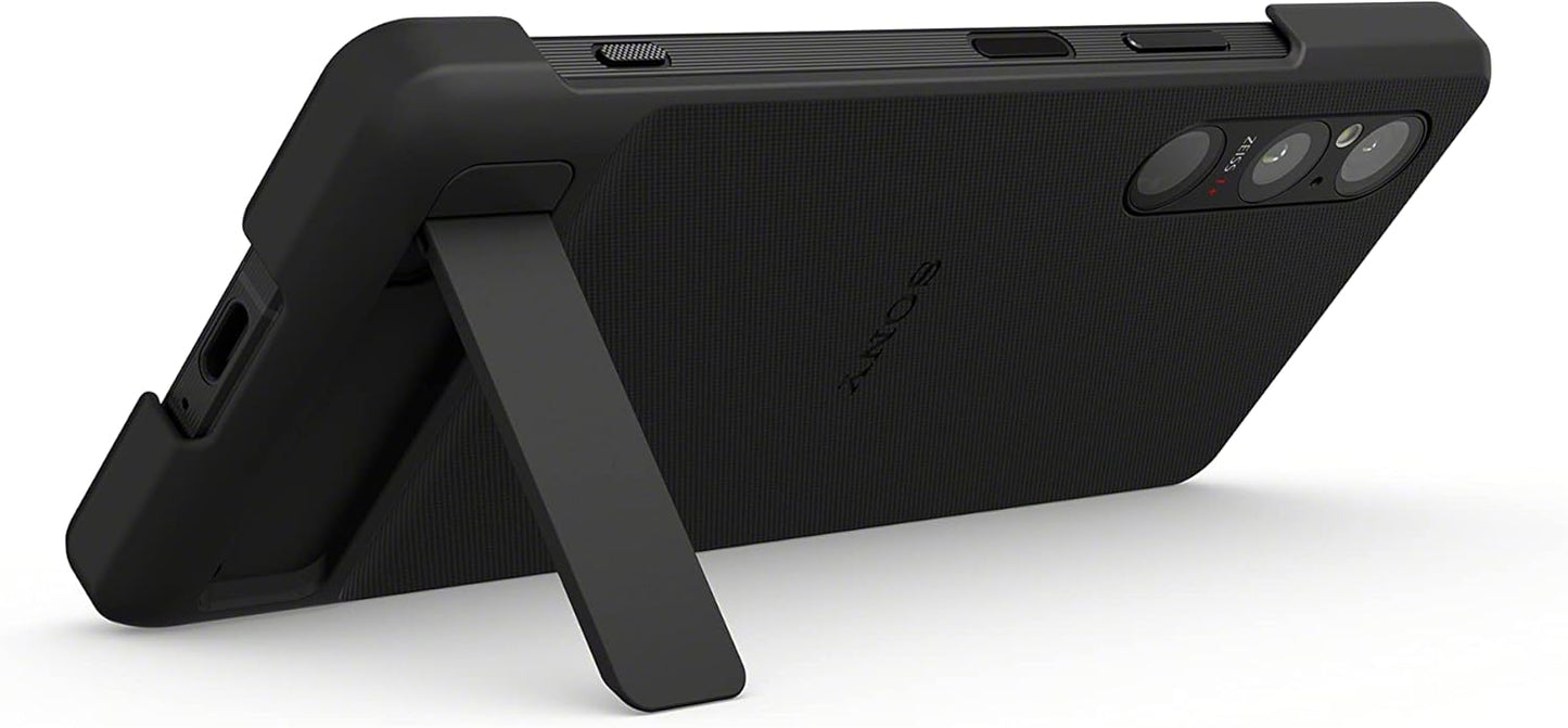 Sony XQZCBDQ/B Official Xperia 1 V Case with Stand - Black