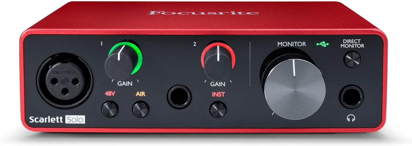Focusrite AMS-SCARLETT-SOLO-3G Audio Interface B-Stock