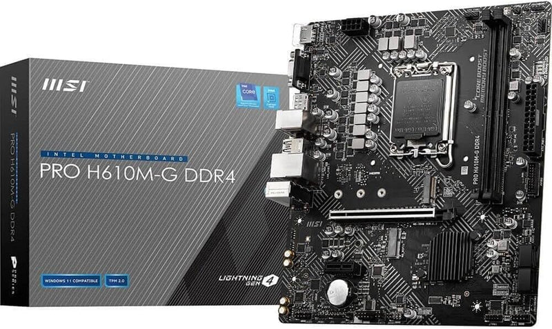 MSI H610M-G DDR4 PRO Series Intel Motherboard — main product image