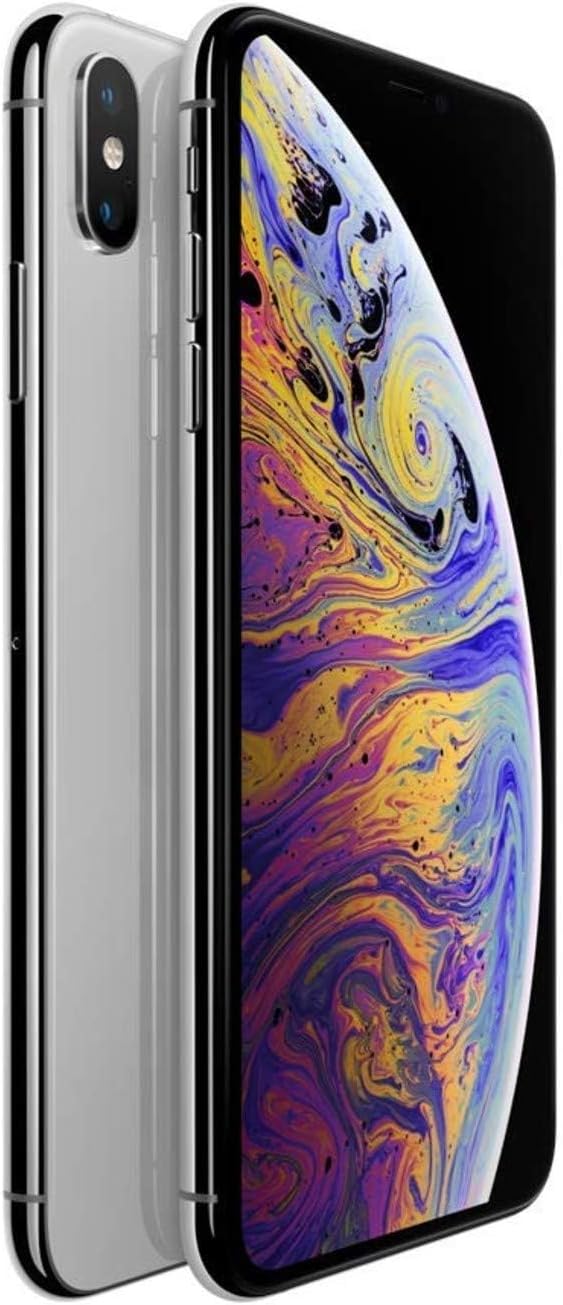 Apple iPhone XS Max 256GB Silver Unlocked (Renewed)