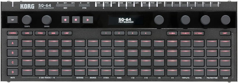 Korg SQ-64 64-Key Polyphonic MIDI Step Sequencer — main product image