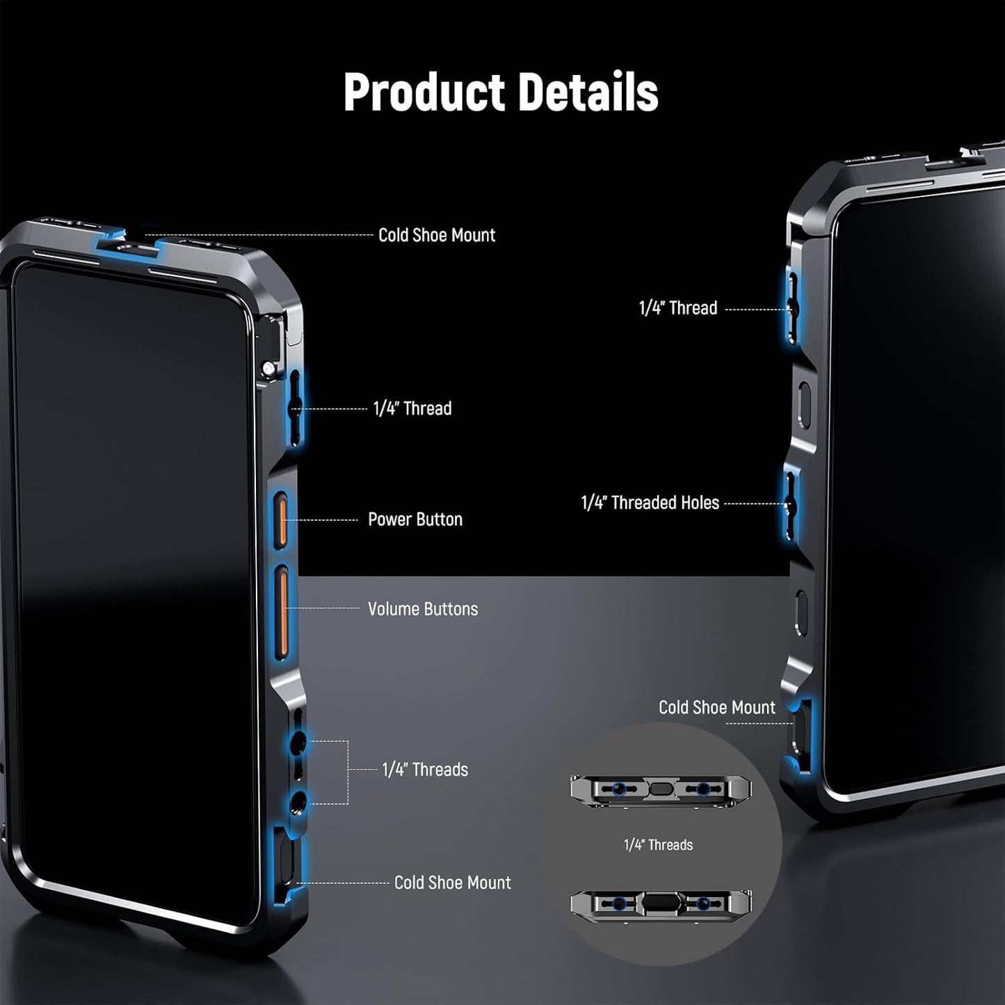 Neewer PA088 Pixel 8 Pro Phone Video Rig Cage