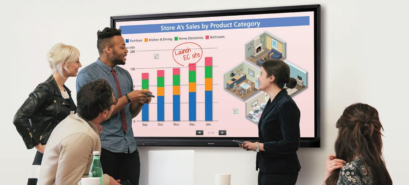 Sharp PN-CE701H 70-Inch 4K UHD Interactive Touchscreen Display