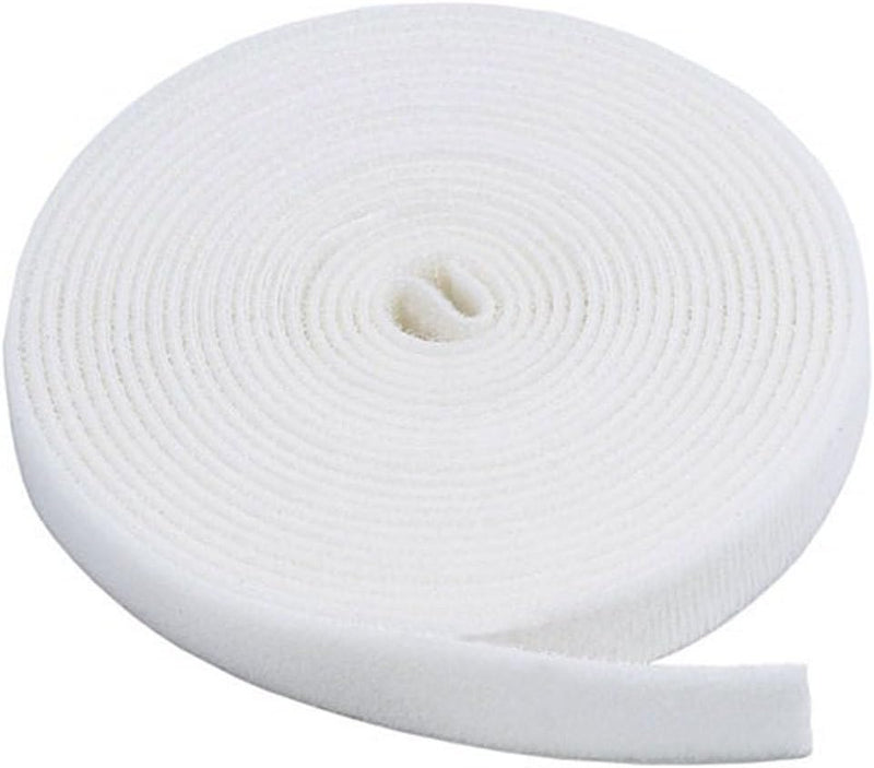 Monoprice 105829 Hook and Loop Fastening Tape - 0.75in White — main product image