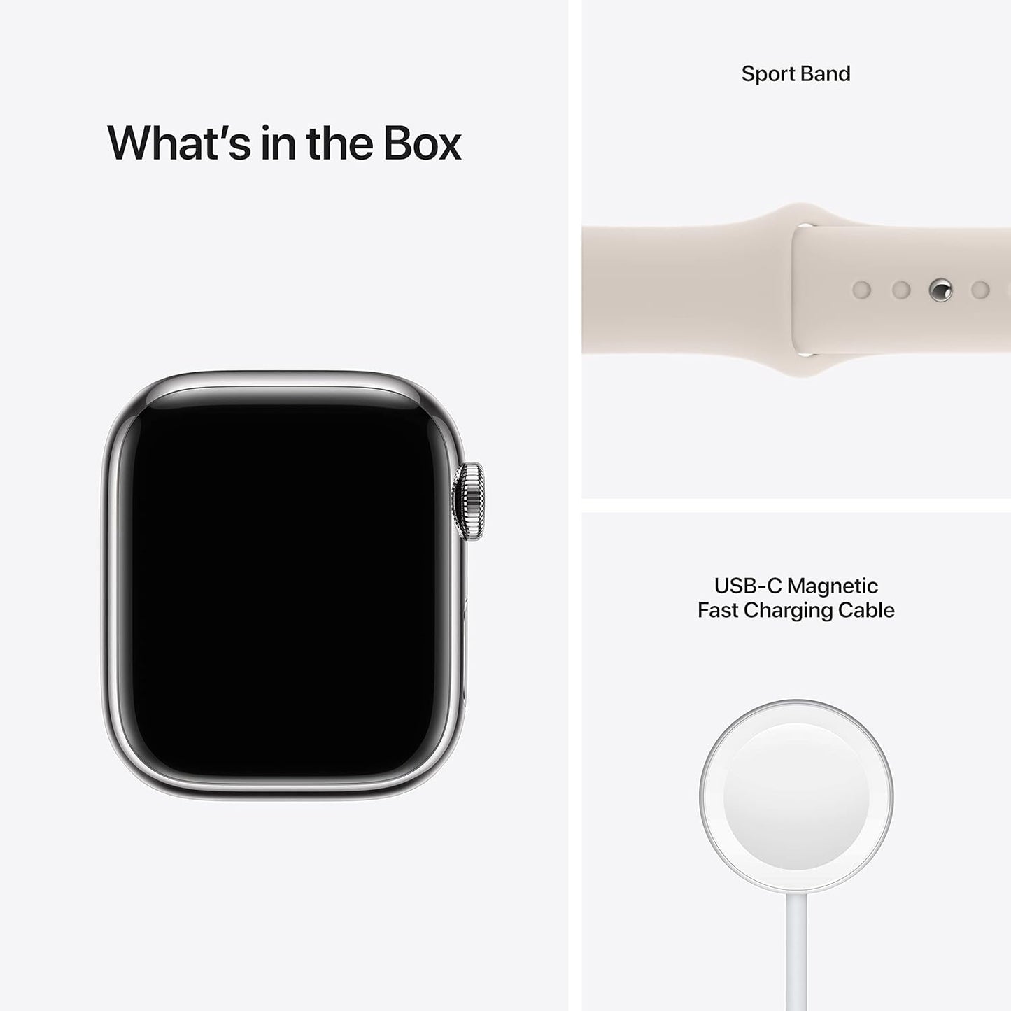 Apple MKJE3LL/A Watch Series 7 GPS + Cellular Renewed