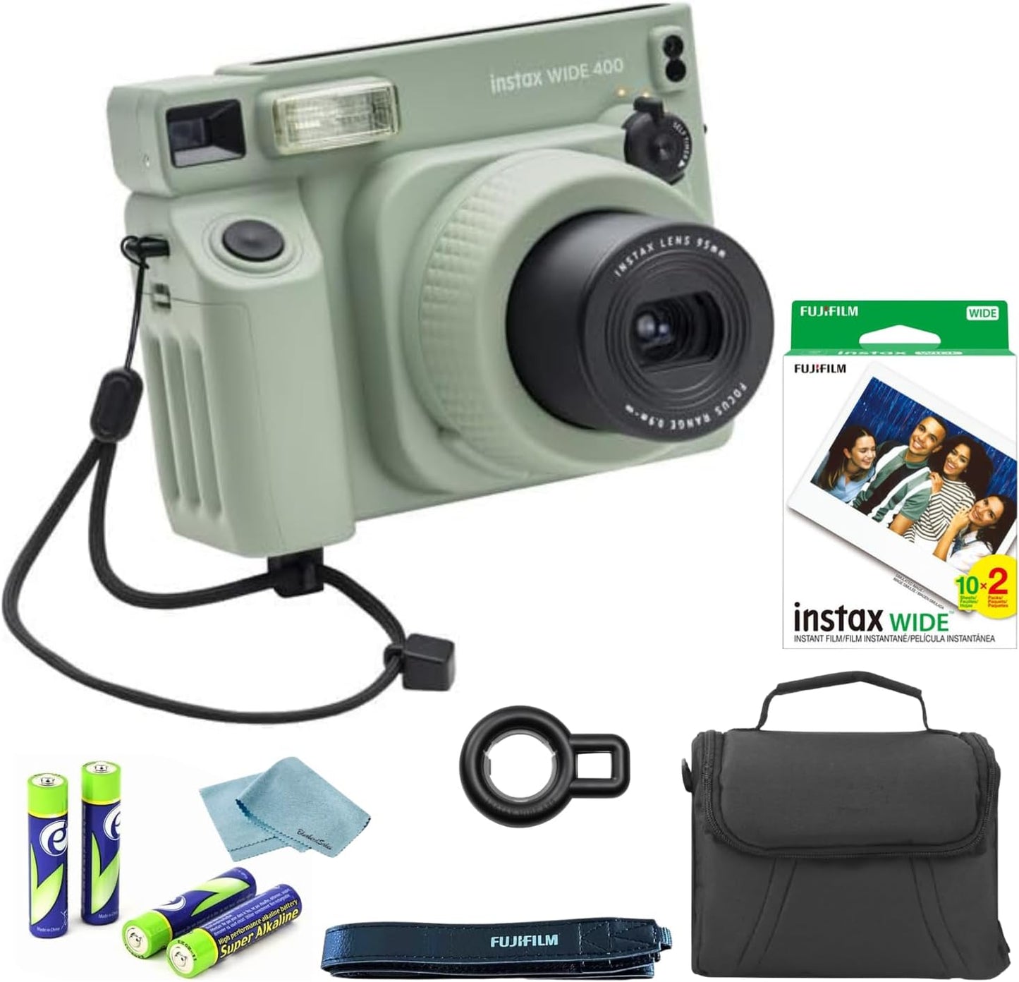 Fujifilm Instax Wide 400 Instant Camera Bundle