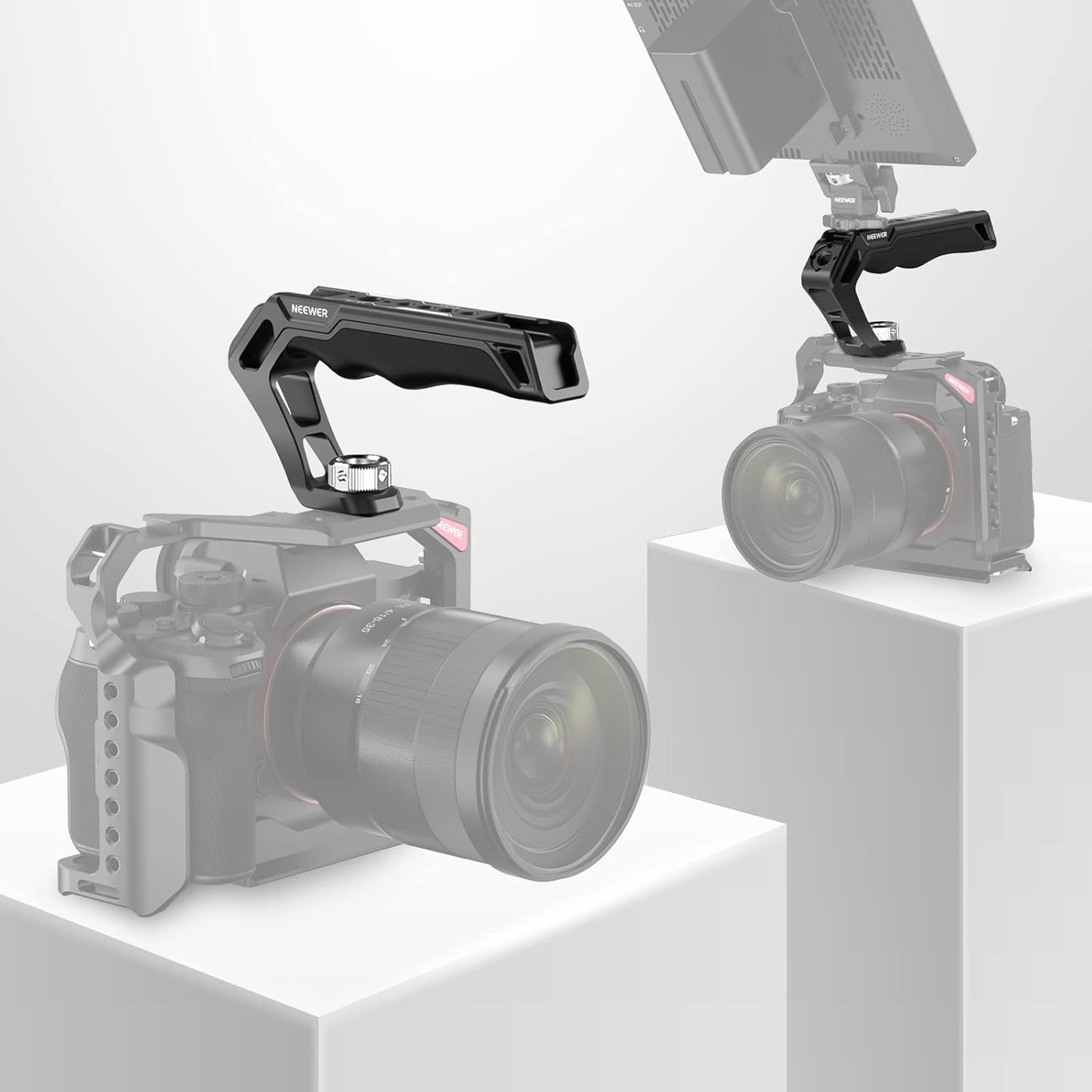 Neewer CA007 Camera Top Handle Grip ARRI Pins