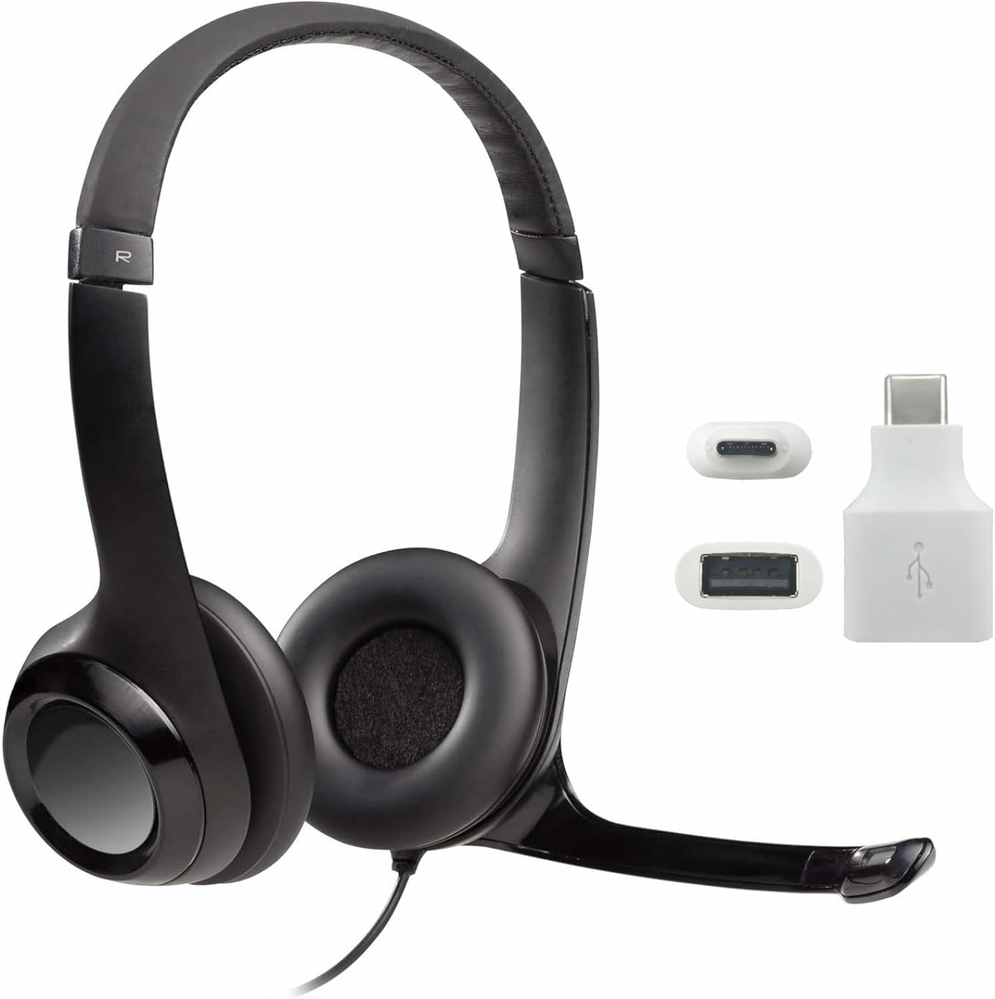 Logitech Logitech-H390-Adapter Wired Headset Mic USB-C Adapter