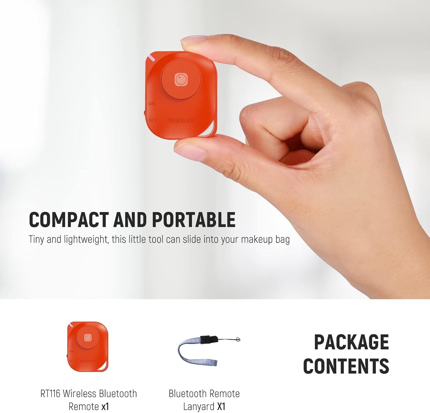 Neewer 33000034 Wireless Bluetooth Camera Remote