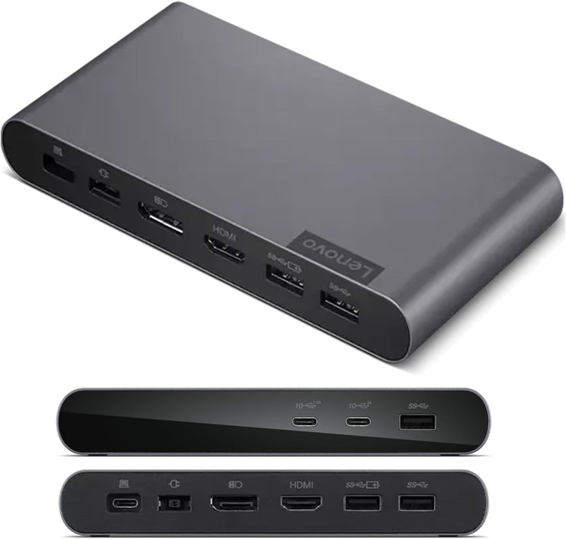 Lenovo 40B30090US USB-C Universal Docking Station (Dual Display) — main product image