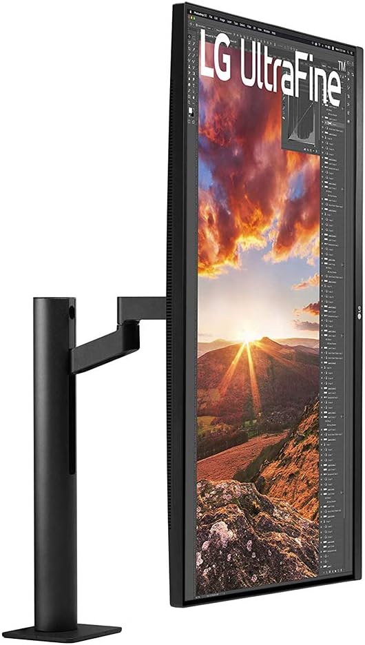 LG E9LG32UN880B 32" 4K Ergo Monitor Bundle