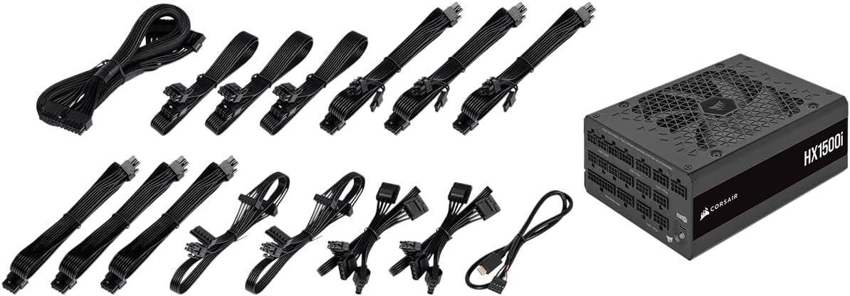 Corsair CP-9020215-NA HX1500i 1500W 80+ Platinum Digital ATX PSU