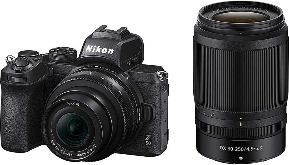 Nikon CRTNKZ50X2LENSRB Z50 Mirrorless Camera Lens Kit (Renewed)
