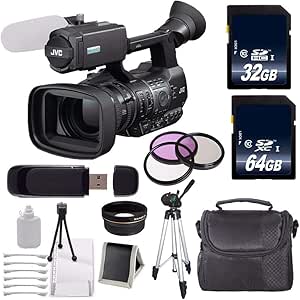 JVC GY-HM600 ProHD Camcorder with Card & Filter Kit