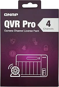 QNAP LIC-SW-QVRPRO-4CH QVR Pro 4 Channel License — main product image