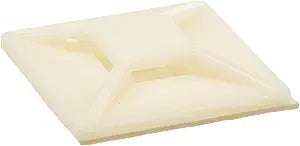 Monoprice 105862 White Cable Tie Mounts 40x40mm 80-Pack