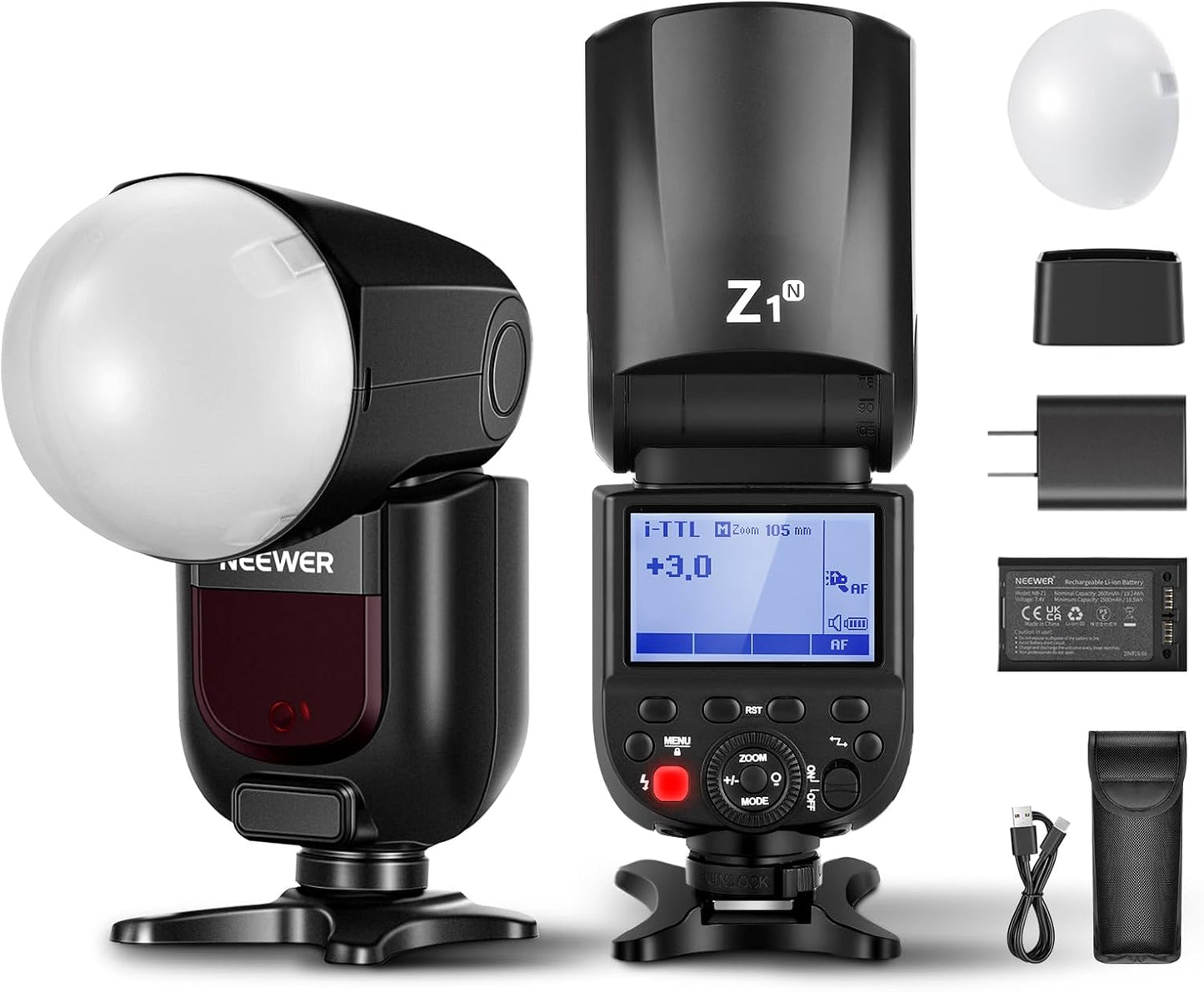 Neewer Z1-N TTL Round Head Flash Speedlite Nikon