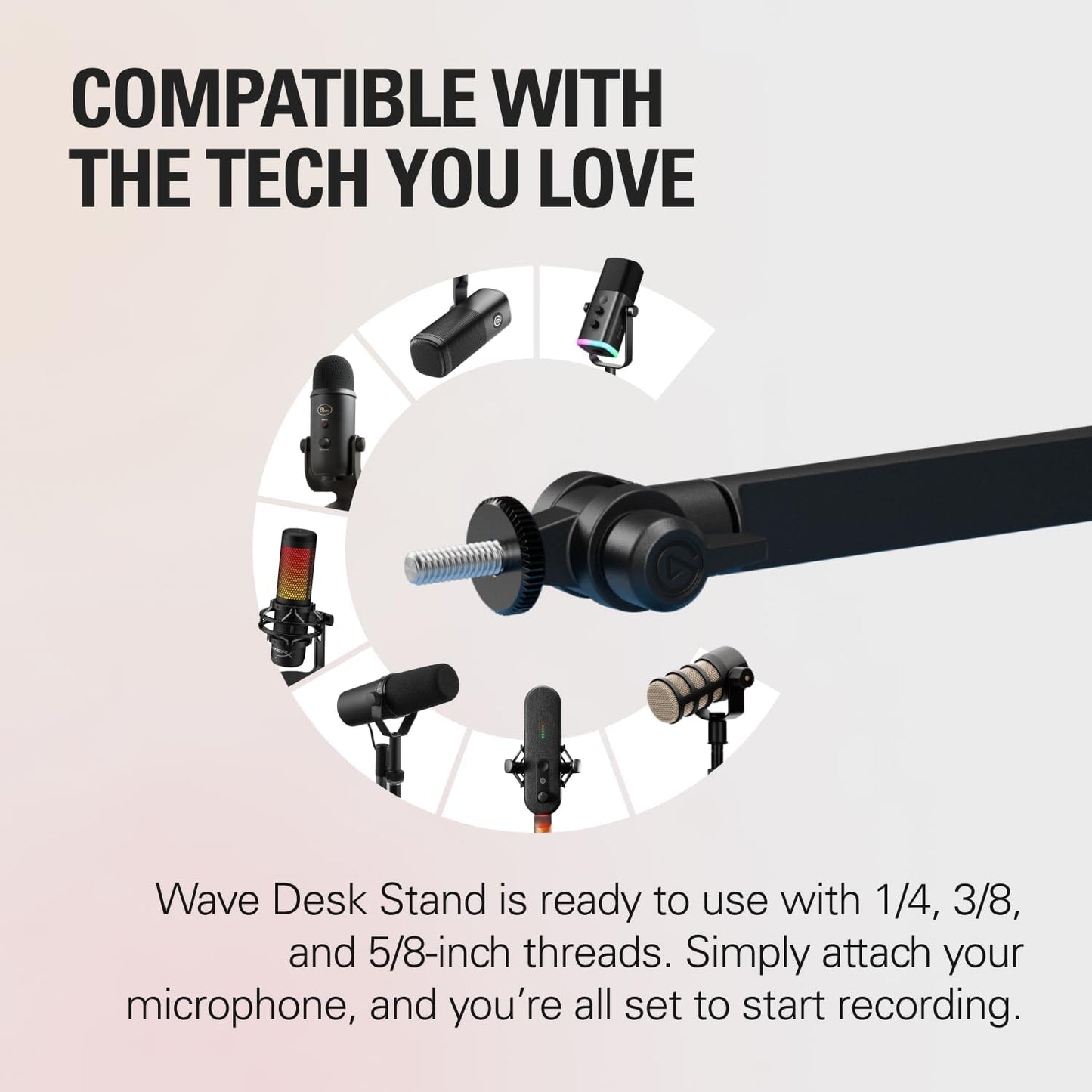 Elgato 20AAU9901 Wave Microphone Desk Stand
