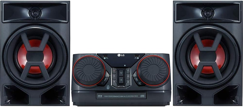 LG CK43 300W Bluetooth Hi-Fi Shelf System — main product image
