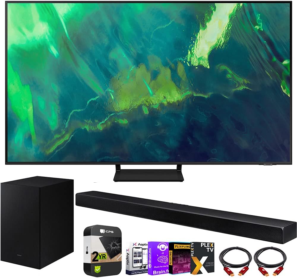 Samsung E18SAMQN65Q70AA 65" QLED 4K TV Soundbar Bundle