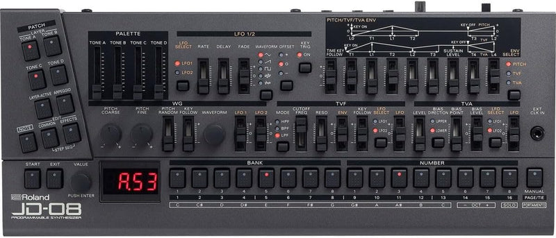 Roland JD-08 Boutique Synthesizer Sound Module — main product image