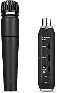Shure SM57-X2U Instrument Microphone with USB Adapter