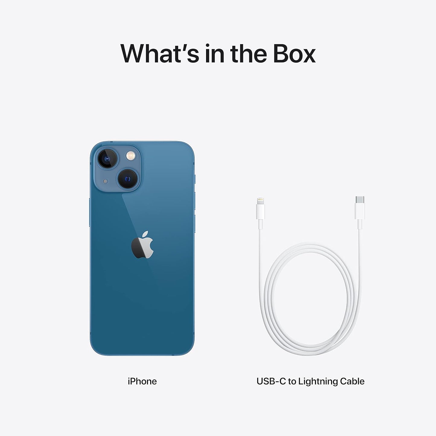 Apple 13 Mini 128GB Blue T-Mobile (Renewed)
