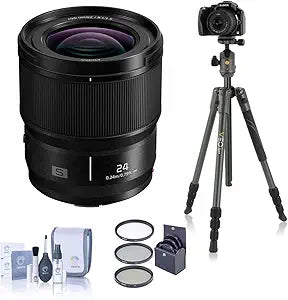 Panasonic LUMIX S 24mm f/1.8 Lens Bundle