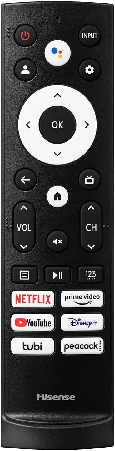 Hisense 43A6H 43-Inch 4K UHD Google Smart TV - Dolby Vision