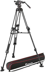 Manfrotto Nitrotech 608 Fluid Video Head with Aluminum Tripod — main product image