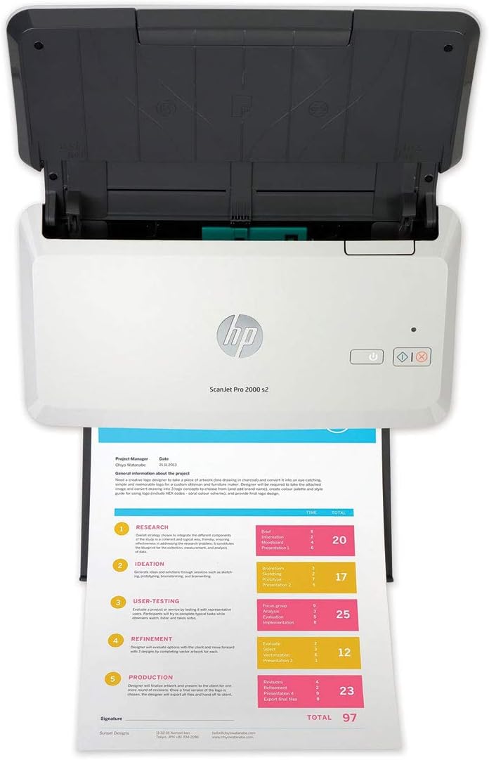 HP ScanJet Pro 2000 s2 35ppm Duplex Document Scanner