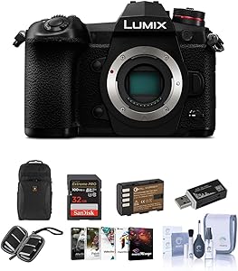 Panasonic G9 Lumix Mirrorless Camera Bundle 32GB Card
