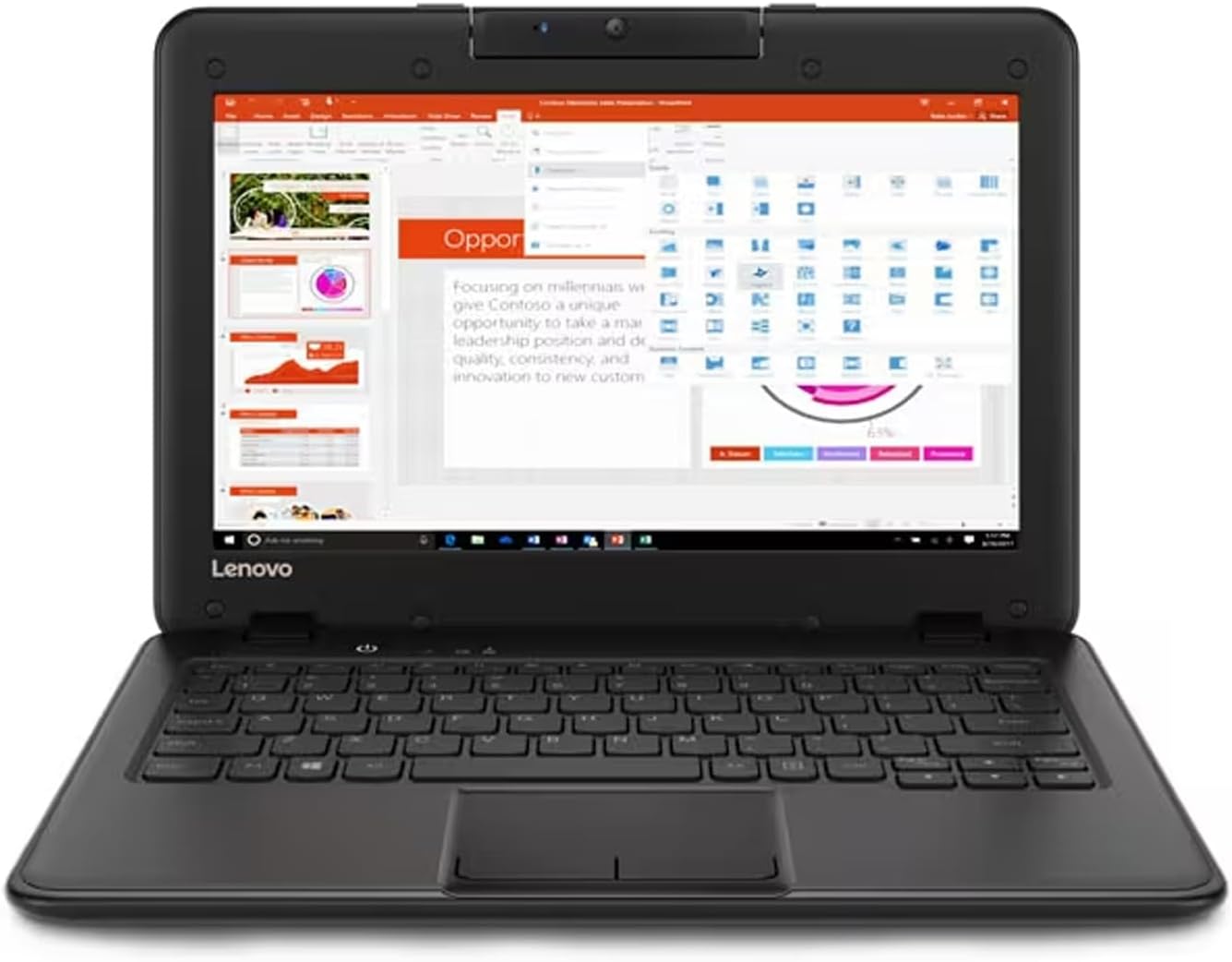 Lenovo 100e Winbook 11.6" Celeron Laptop Renewed