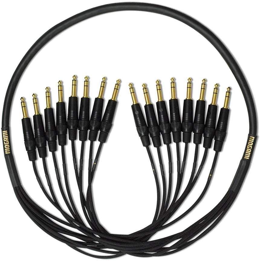 Mogami GOLD 8 TRSTRS-05 Audio Snake Cable 5ft