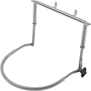 K&M 16410.000.11 Harmonica Holder Neck Brace Nickel — main product image