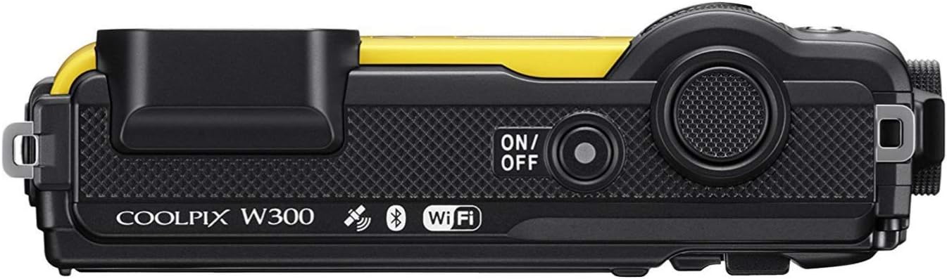 Nikon Coolpix W300 26525 Waterproof Shockproof Digital Camera - Yellow