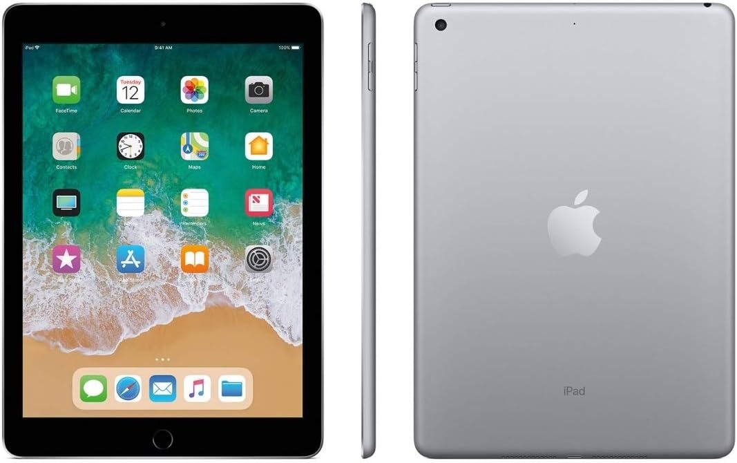 Apple iPad 9.7in 6th Gen WiFi + Cellular (Renewed)