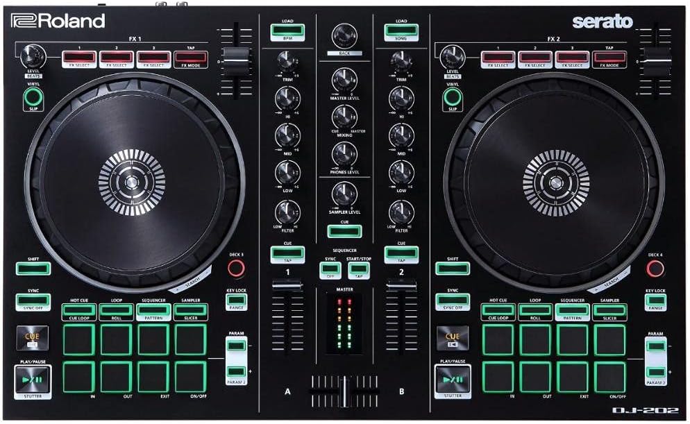 Roland DJ-202 2-Channel Serato DJ Controller