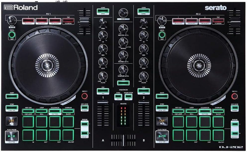 Roland DJ-202 2-Channel Serato DJ Controller — main product image