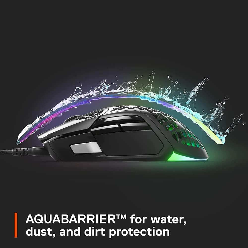 SteelSeries 62401 Aerox 5 Ultra-Lightweight RGB Gaming Mouse