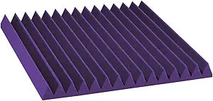 Auralex 2SF22PUR-HP Studiofoam Wedges 2x2 Purple 12-Pack