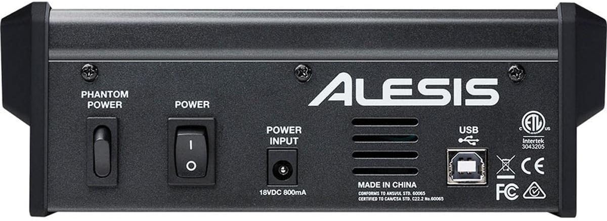 Alesis MULTIMIX4USBFX 4-Channel Mixer USB Audio Interface