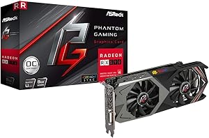 ASRock phantomU RX590 8G OC Radeon RX 590 Graphics Card