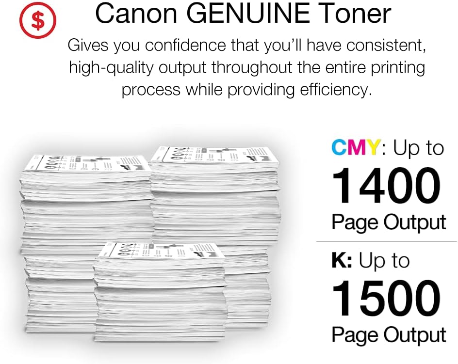 Canon CRG 131 Toner Bundle CMYHK High Capacity