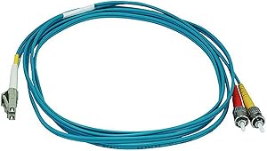 Monoprice 106396 2M Fiber Optic Cable - LC to ST, OM3, 10Gb