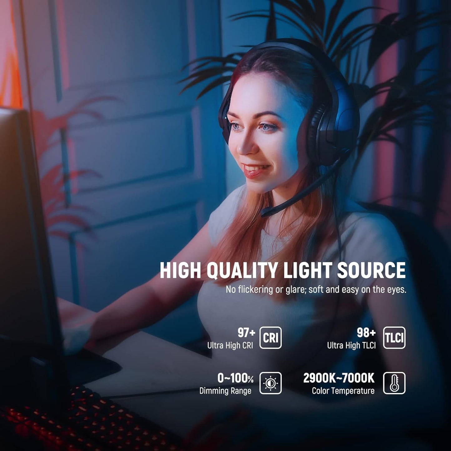 Neewer 10101841 GL1 PRO Key Light Streaming - APP Control