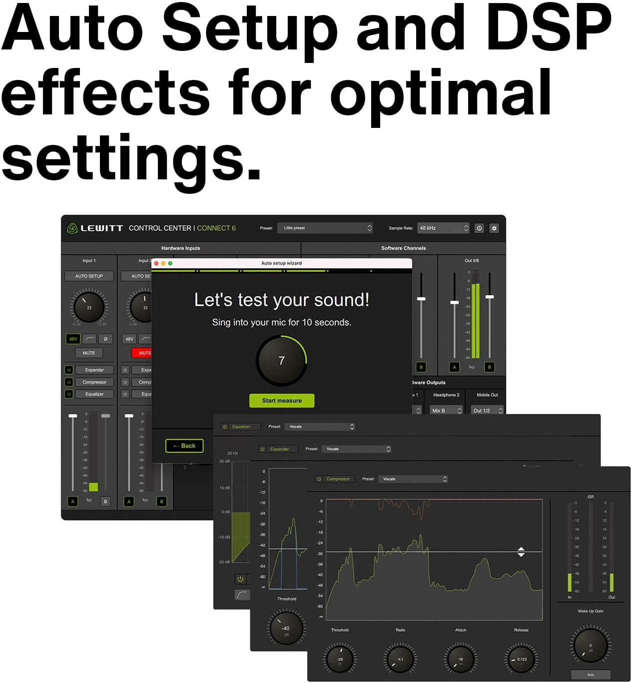 Lewitt Connect 6 USB-C Audio Interface - Recording & Streaming