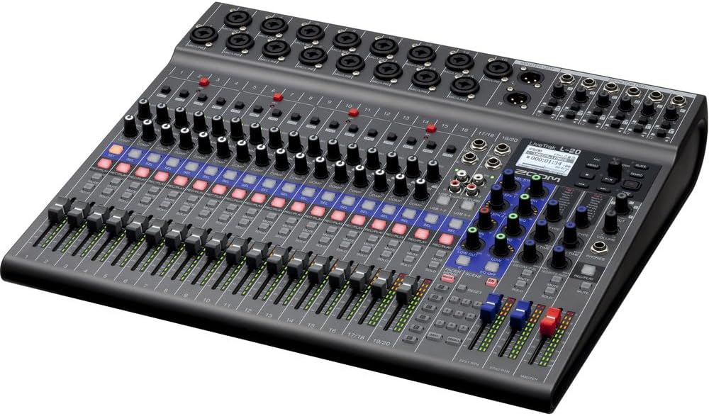 Zoom LiveTrak L-20 Digital Mixer Multitrack Recorder