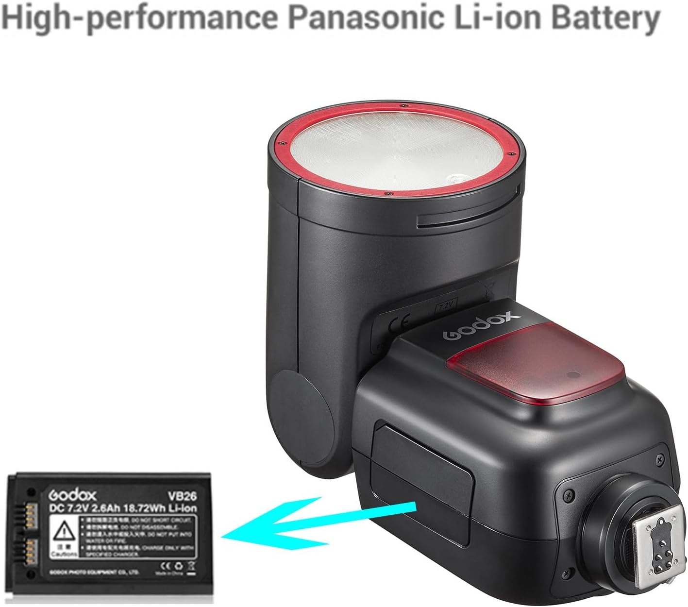 Godox V1C 76Ws TTL Round Head Flash for Canon