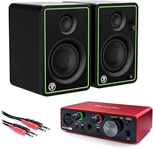 Mackie CR-X Series 3-Inch Studio Monitor Bundle